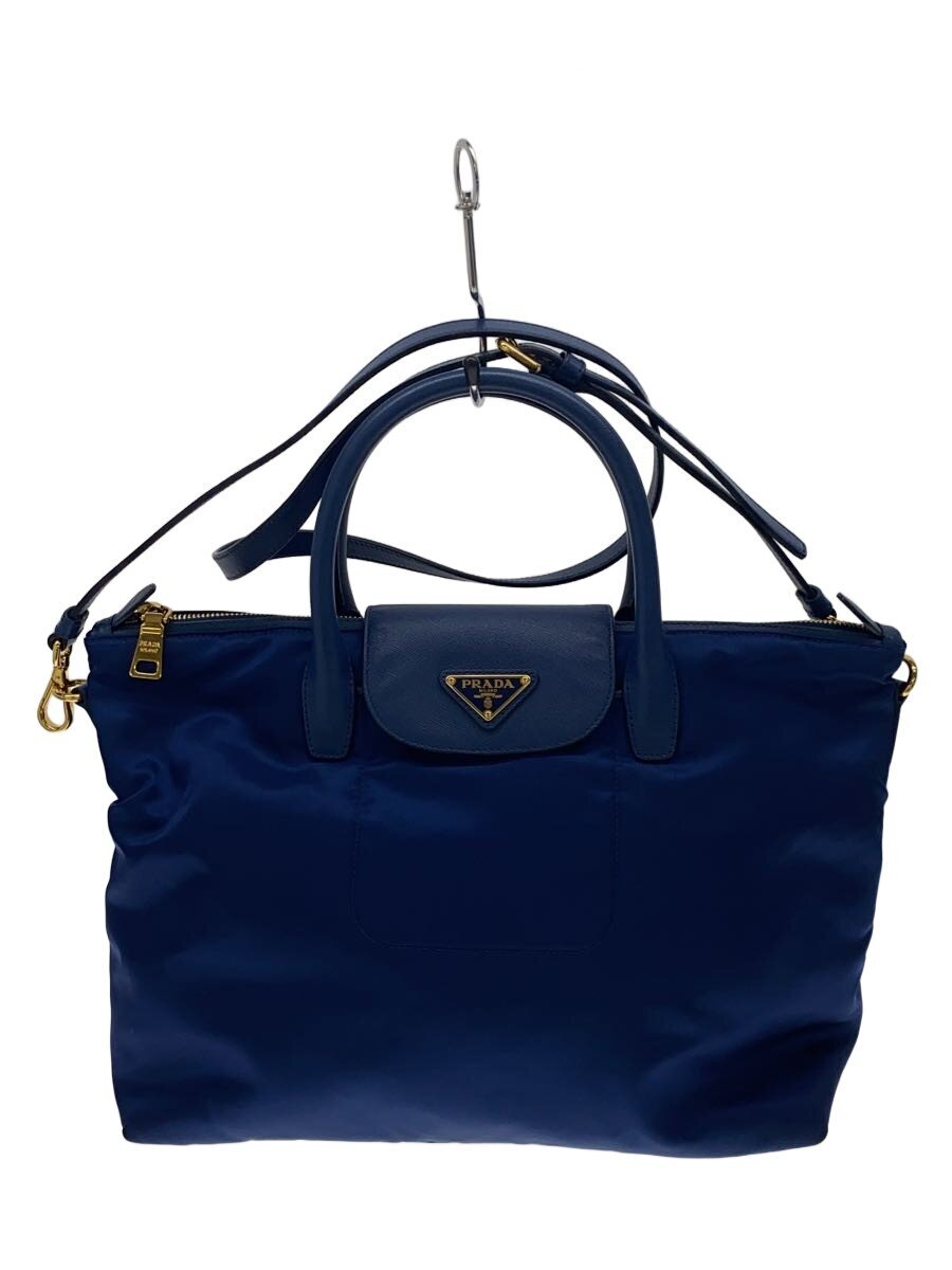 【中古】PRADA◆ハンドバッグ[仕入]/--/BLU/bn2541//【バッグ】｜2ｎｄ STREET 店