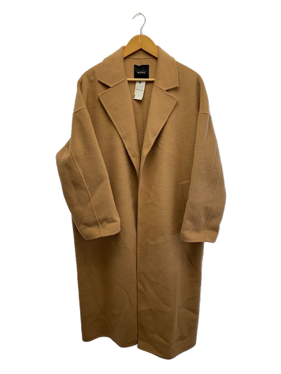 【中古】N.O.R.C◆チェスターコート/2/綿織物/KHK/無地/913107-9104【レディース御召しもの】