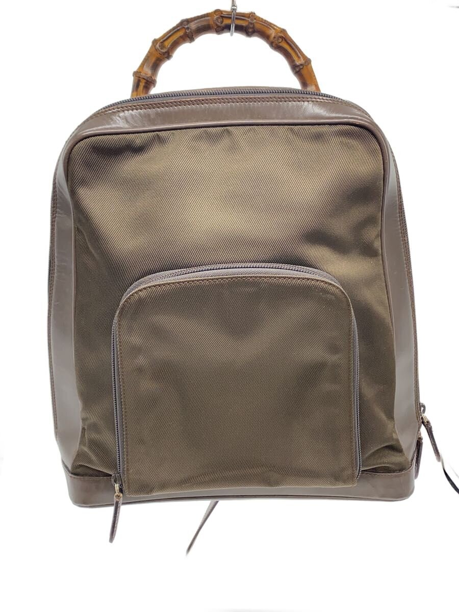 【中古】GUCCI◆ショルダーバッグ/キャンバス/KHK/無地/003.2058.0059/使用感有【バッグ】｜2ｎｄ STREET 店