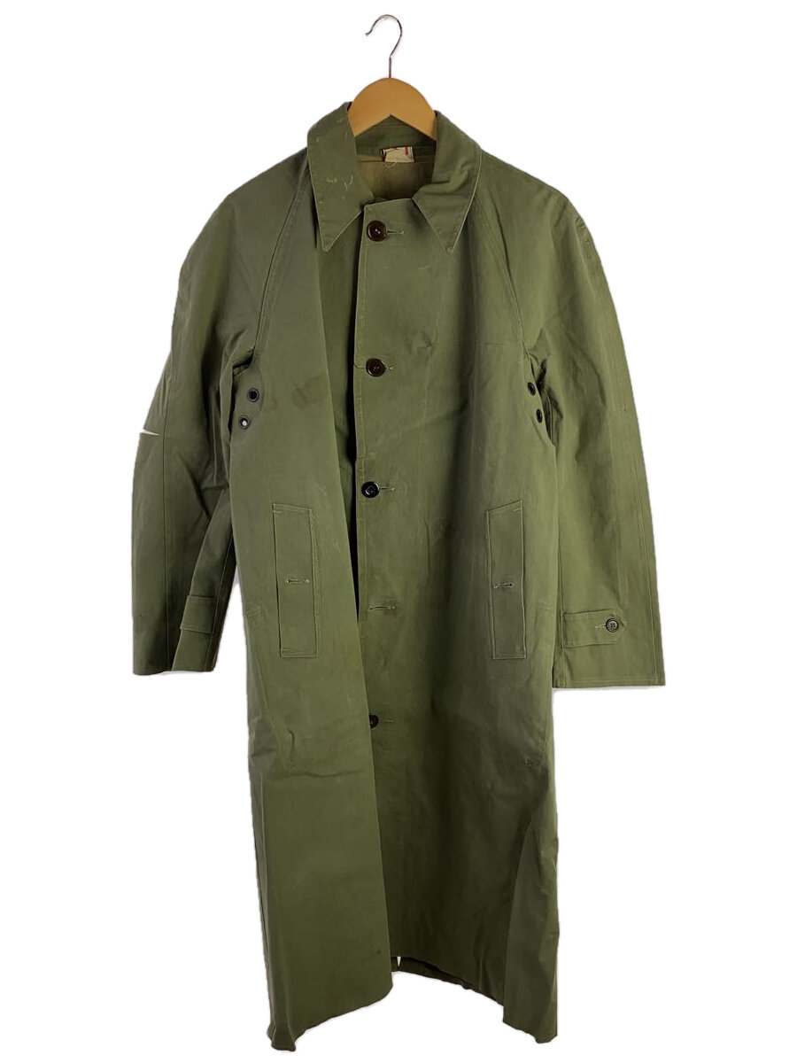 【中古】FRENCH MILITARY◆EM/50-60s/VT/EU/フランス軍/グリーンラバー/31/ダメージ有/リペア有/コート//【メンズウェア】|2nd STREET 店