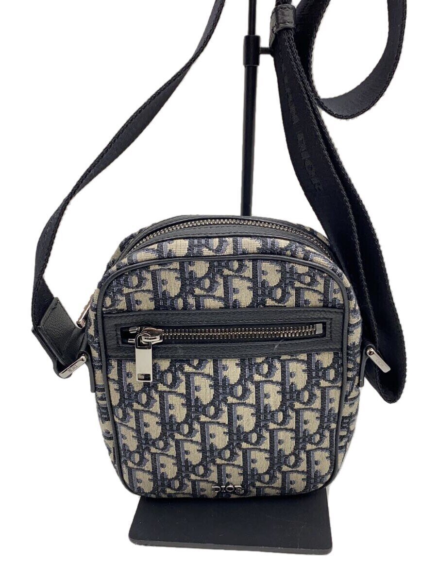 【中古】Christian Dior◆ショルダーバッグ/帆布【御徒面子】