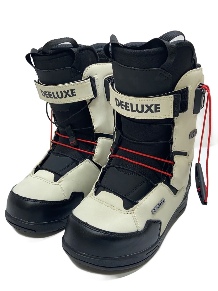 【中古】DEELUXE◆スノーボードブーツ/US7/WHT//【運動競技】