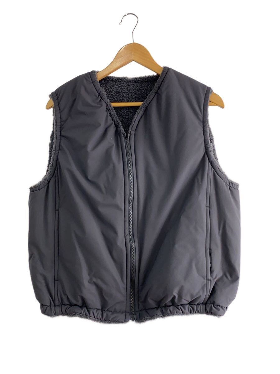 【中古】lelill◆フリースベスト/38/ポリエステル/GRY/無地/12552814【レディースウェア】|2nd STREET 店