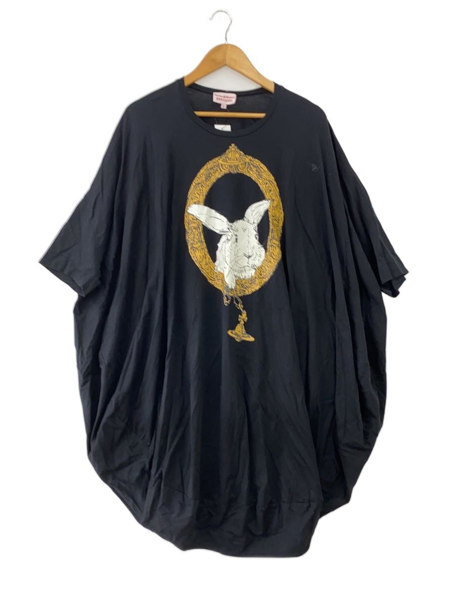 【中古】Vivienne Westwood RED LABEL◆バニーインフレーム/2/綿織物/BLK/刷り上げる/16-01-581024//【レディース御召しもの】