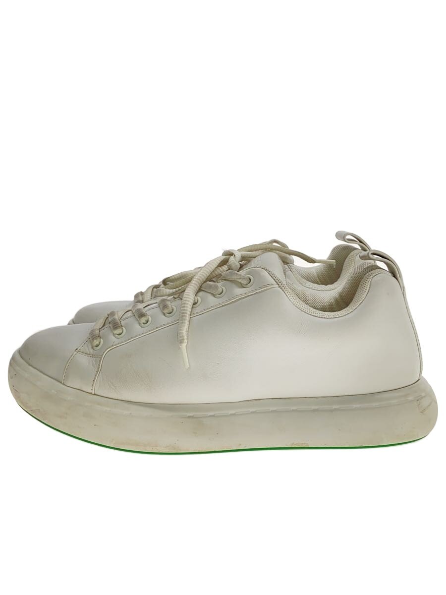 【中古】BOTTEGA VENETA◆ローカットスニーカー/46/WHT//【シューズ】