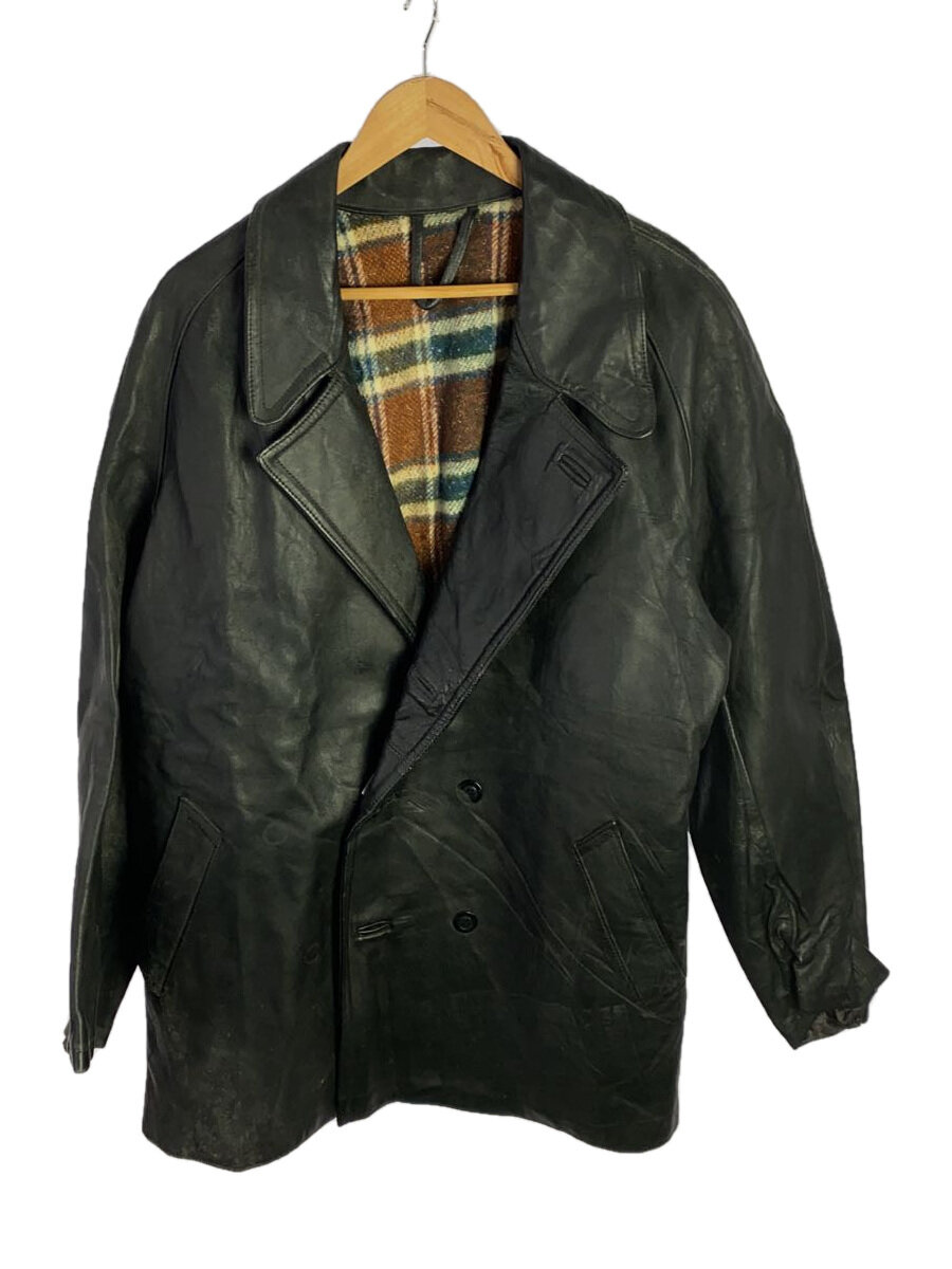 【中古】50s～/ユーロ/ダブル/INTER&rsquo;VET/レザージャケット・ブルゾン/--/レザー/BLK//【メンズウェア】｜2ｎｄ STREET 店