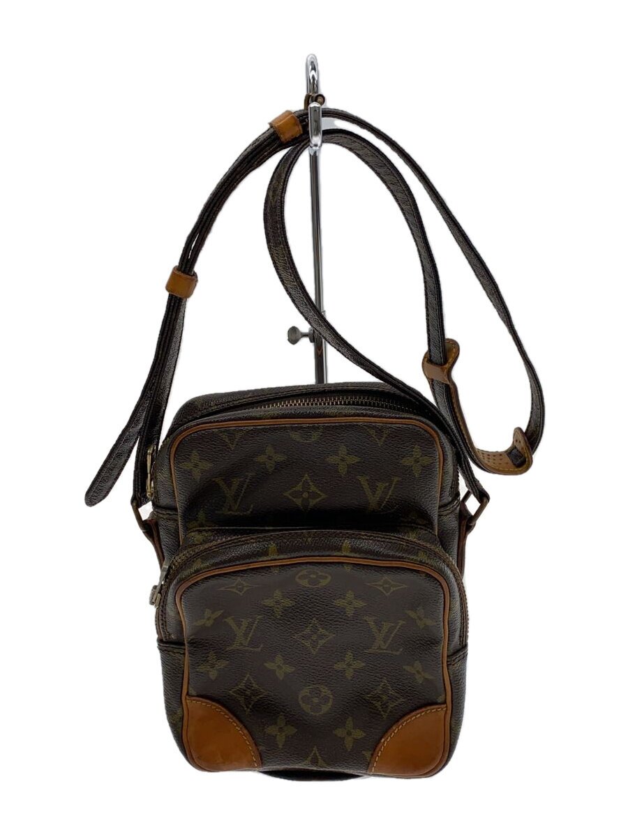 【中古】LOUIS VUITTON◆アマゾン_モノグラム・帆布_/赤銅色【御徒面子】