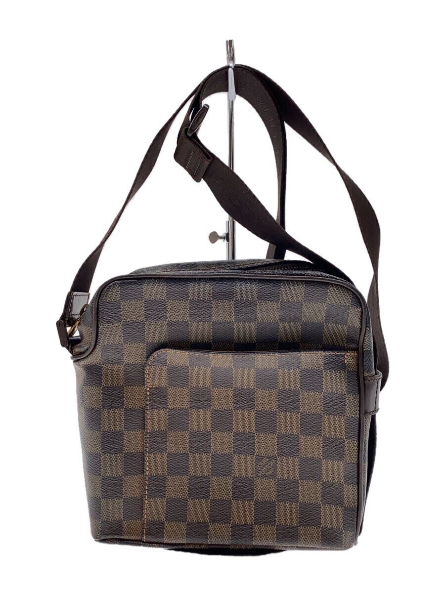 【中古】LOUIS VUITTON◆オラフPM_ダミエ・エベヌ_BRW/PVC/BRW【御徒面子】