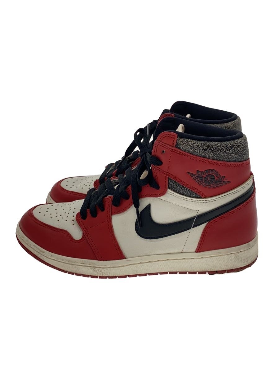 【中古】NIKE◆AIR JORDAN 1 RETRO HIGH OG_エアジョーダン 1 レトロ 御機嫌 OG/26.5糎/WHT【シューズ】
