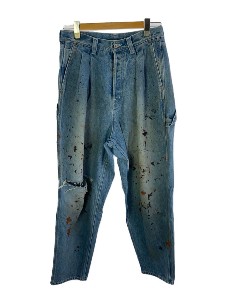 【中古】doublet◆24AW/DENIM PAINTER PANTS/44/コットン/インディゴ/24AW47PT289【メンズウェア】｜2ｎｄ STREET 店