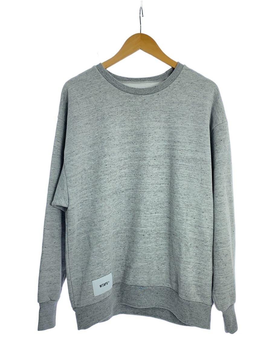【中古】WTAPS◆汗水/1/綿織物/GRY/無地/201ATDT-CSM23【メンズウェア】