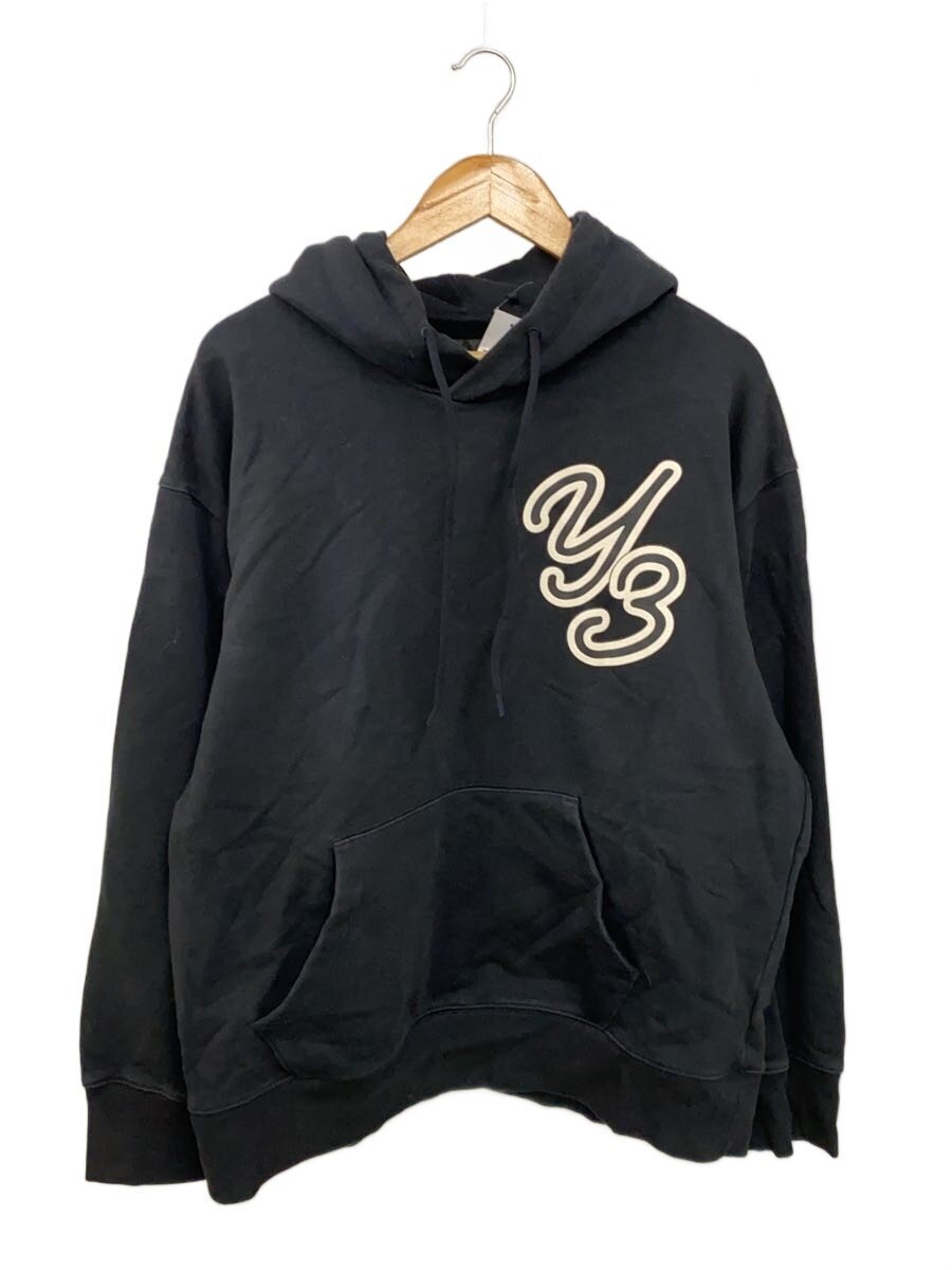 【中古】Y-3◆GRAPHIC LOGO HOODIE/L/コットン/BLK/IT7523【メンズウェア】｜2ｎｄ STREET 店