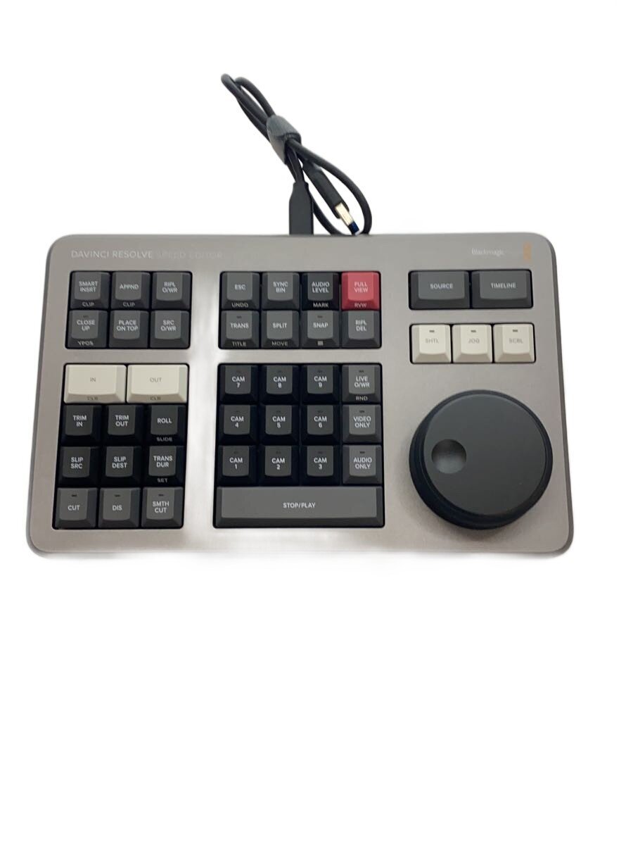 【中古】Blackmagic Design◆マイコン境界線の外側設備/DAVINCI RESOLVE SPEED EDITOR【マイコン】 パソコン・周辺機器-マウス・キーボード・入力機器