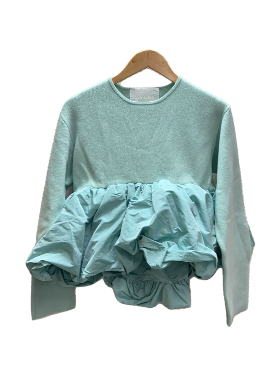 【中古】MYLAN◆Wool Cashmere Hem Balloon Knit/編み物/FREE/羊毛/GRN/MY24AW-KR007//【レディース御召しもの】