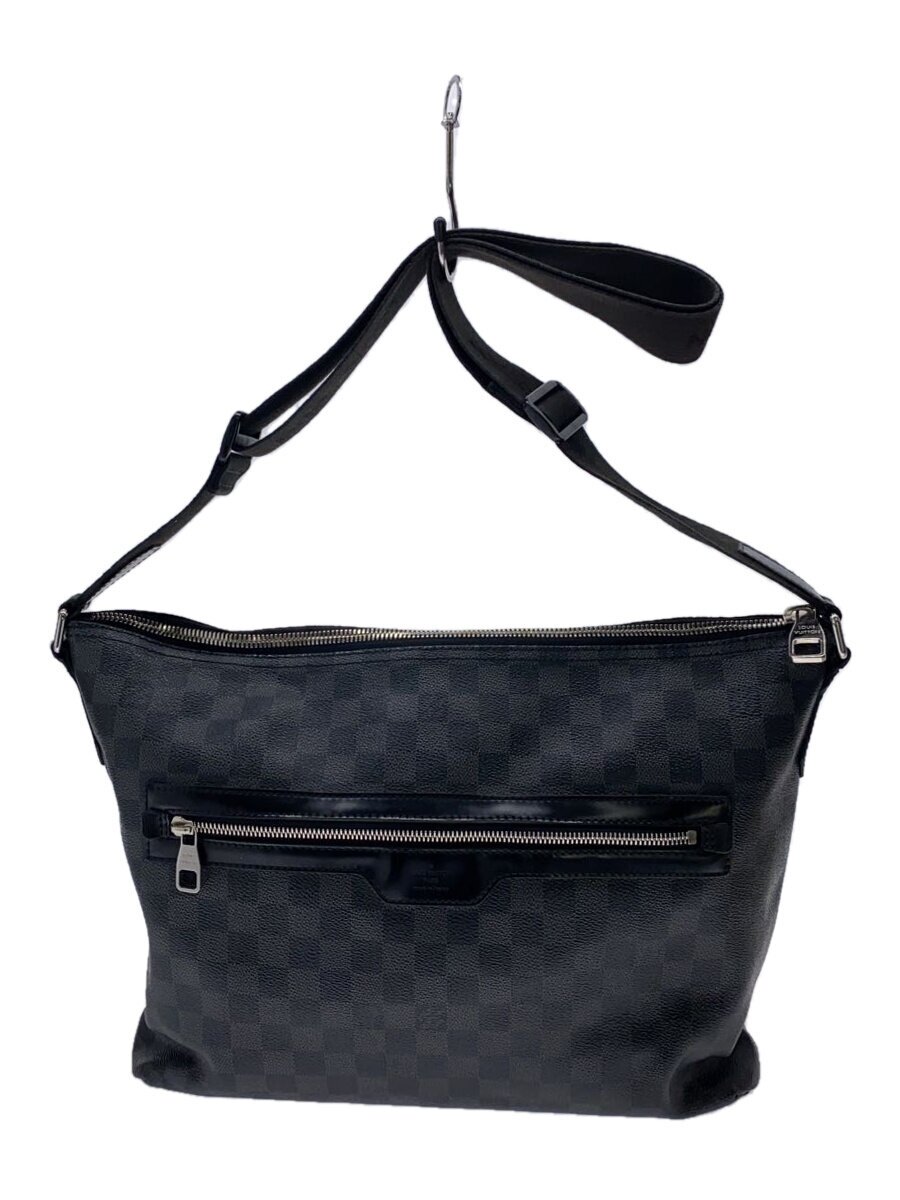 【中古】LOUIS VUITTON◆ミックGM_ダミエ・グラフィット/PVC/BLK【御徒面子】
