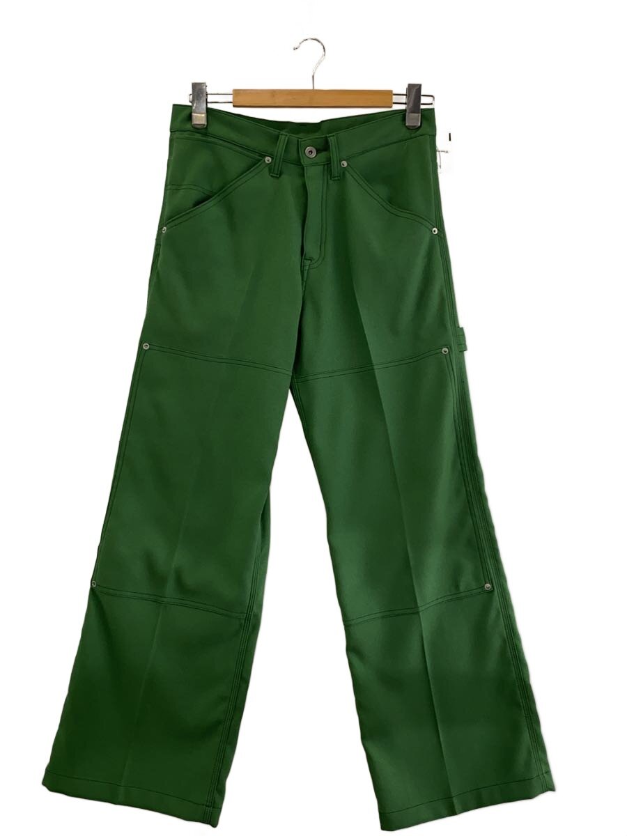 【中古】DAIRIKU◆Painter Flasher Pressed Pants/S/ポリエステル/GRN/22SS P-7【メンズウェア】