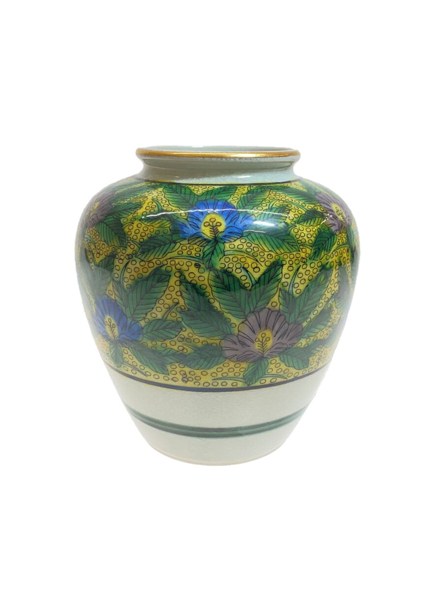 楽天市場】九谷焼 香祥 ◇【花器】九谷焼/香祥窯 花瓶 ブルー系 華道具