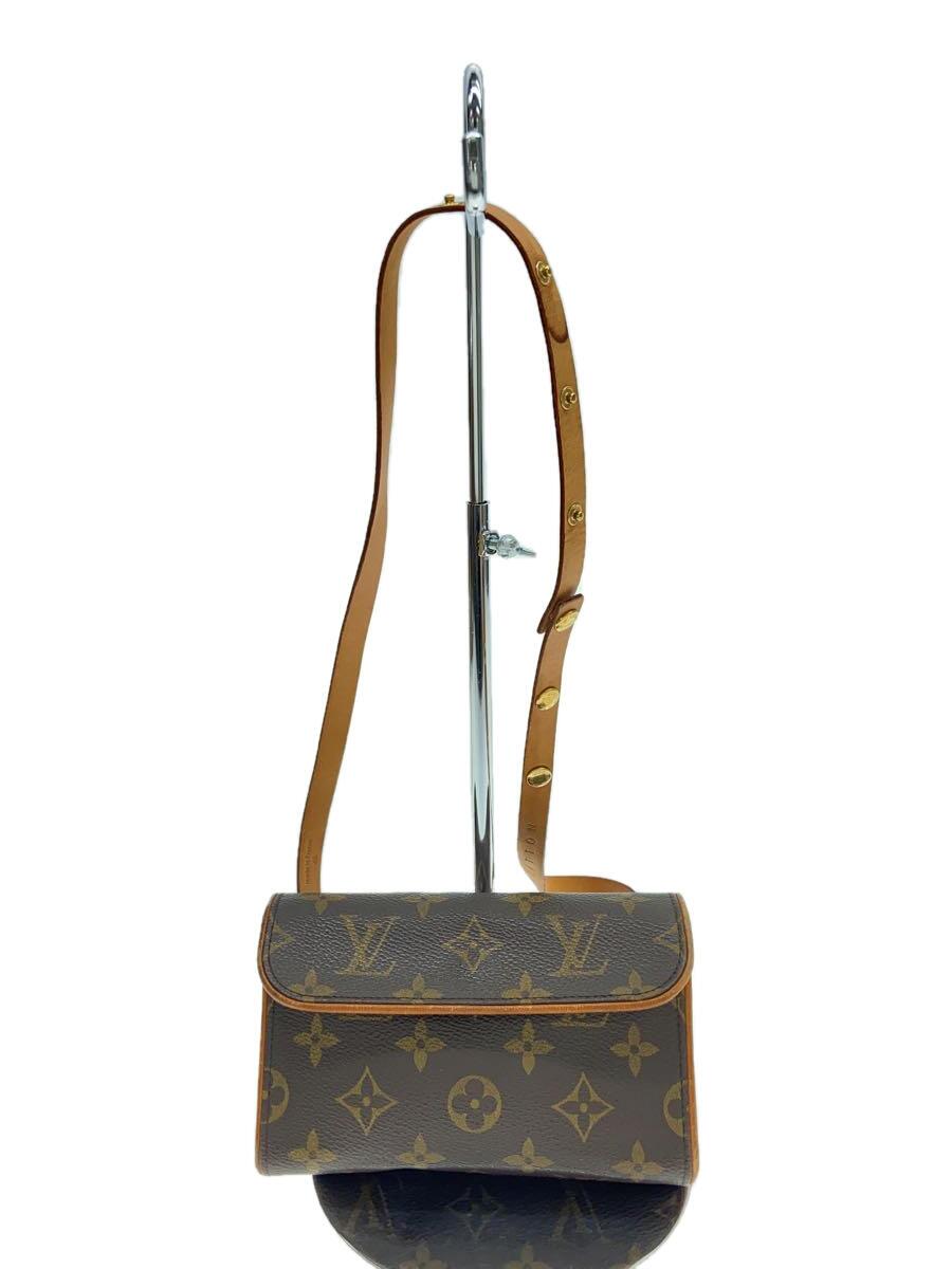 【中古】LOUIS VUITTON◆ポシェット・フロランティーヌ_モノグラム・帆布_BRW/M51855【御徒面子】