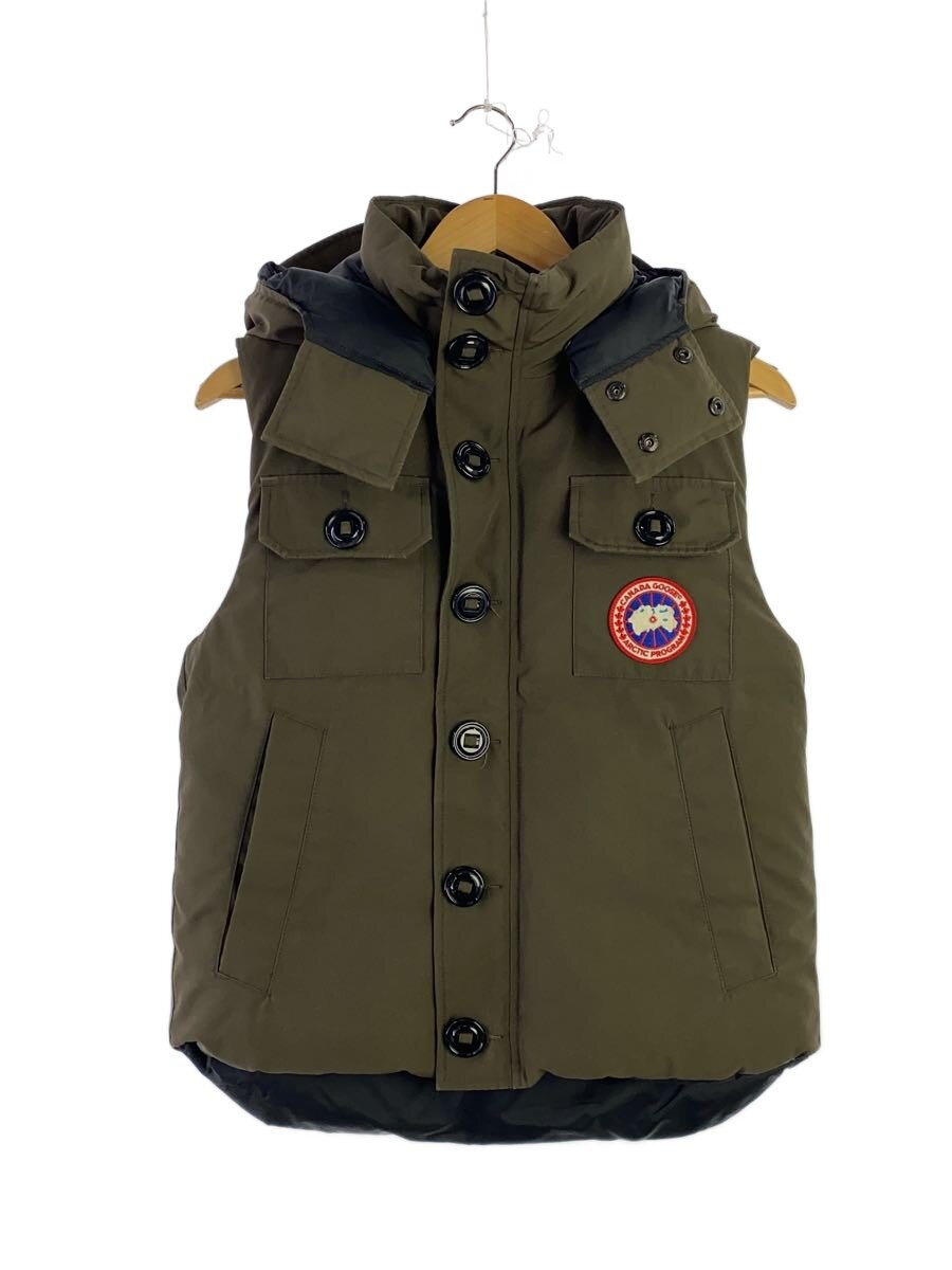 【中古】CANADA GOOSE◆落ち込むより良い/XS/ポリエステル/KHK/無地/2302JM R【レディース御召しもの】