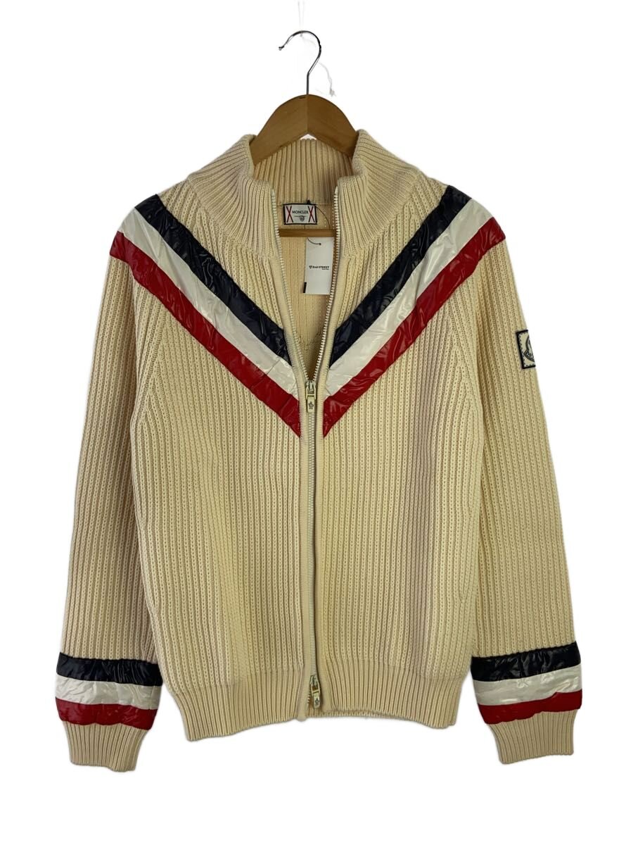 【中古】MONCLER◆ジレー(朦々たる)/M/羊毛/CRM【メンズウェア】