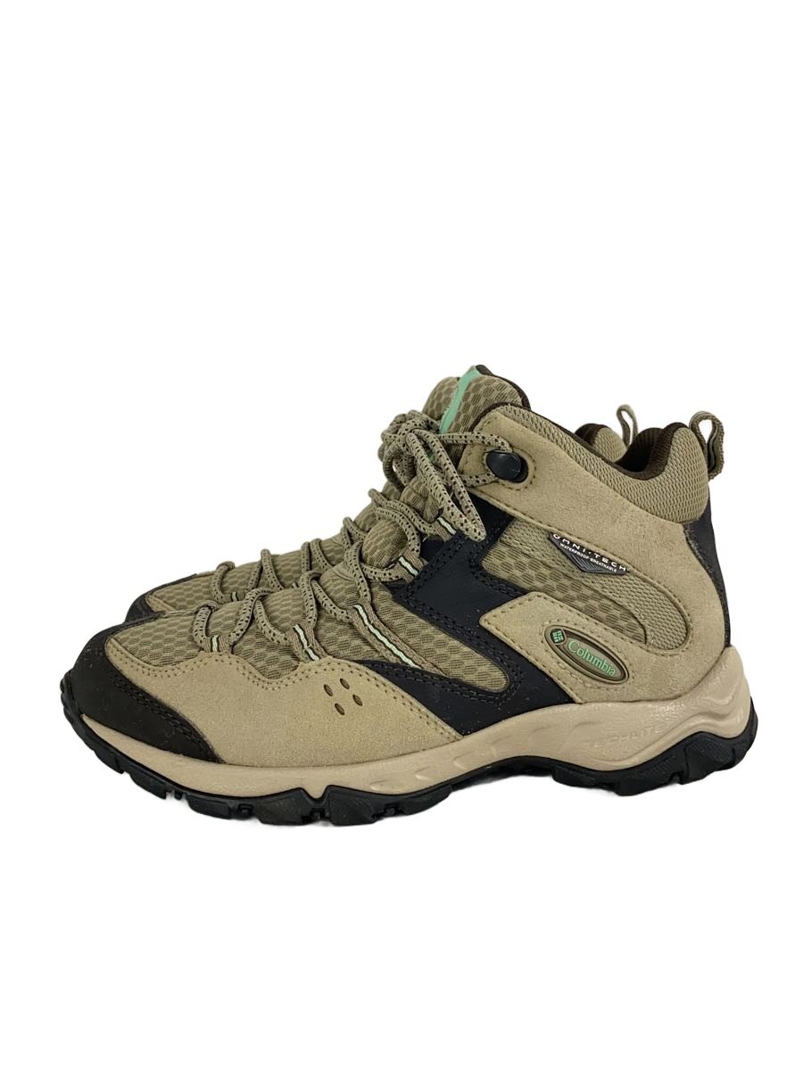 【中古】Columbia◆トレッキングブーツ/23糎/ベージュ/スウェード/YL5259-976【シューズ】