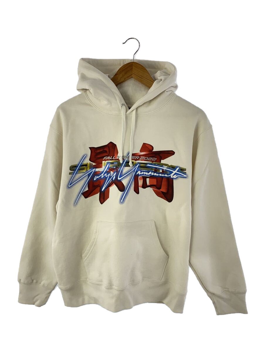 【中古】Supreme◆パーカー/S/綿織物/WHT【メンズウェア】