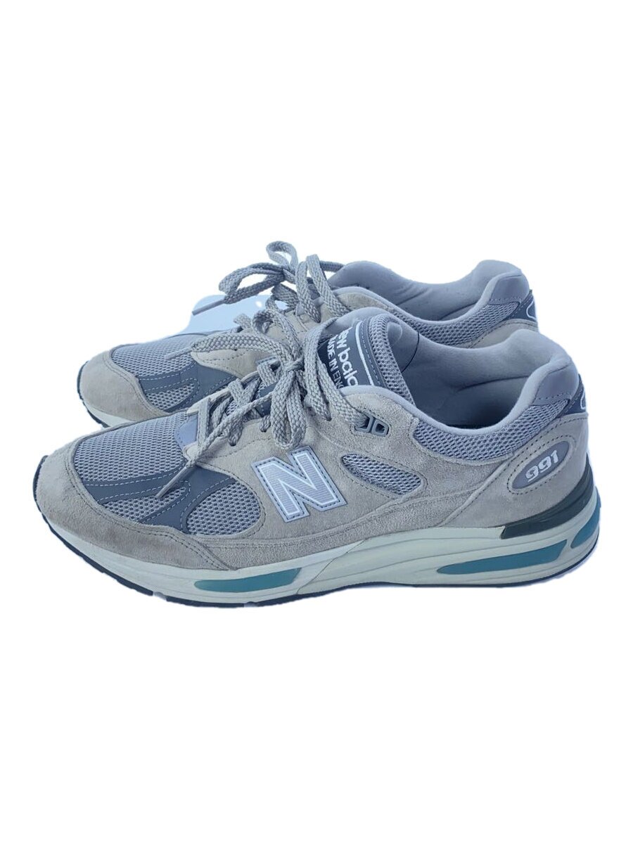 【中古】NEW BALANCE◆ローカットスニーカー/UK8.5/GRY/U991GL2【シューズ】