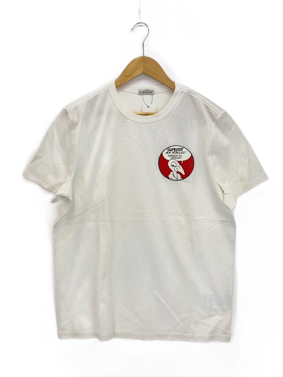【中古】MONCLER◆MAGLIA Tee/Tシャツ/L/コットン/WHT/D10918033100//【レディースウェア】｜2ｎｄ STREET 店