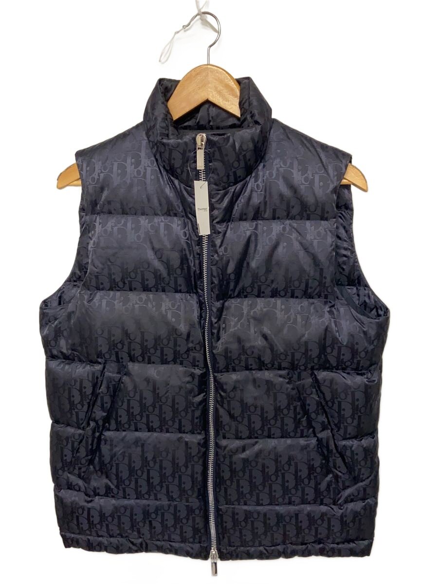 【中古】Christian Dior◆Christian Dior オブリークノースリーブダウンベスト/44/ポリエステル/BLK/総柄【メンズウェア】|2nd STREET 店
