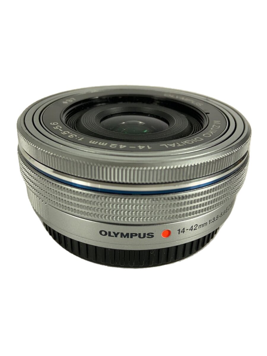 【中古】OLYMPUS◆レンズ M.ZUIKO DIGITAL ED 14-42mm F3.5-5.6 EZ [シルバー]【カメラ】