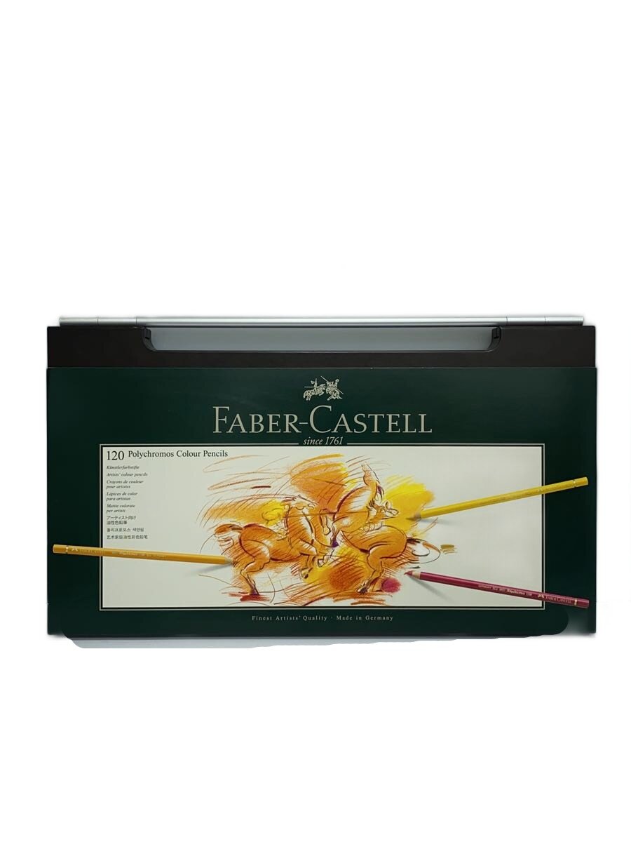 【中古】FABER CASTELL/120色書き割り/水彩画色鉛筆/文具/5点以上【室内装飾小物・日用雑貨】