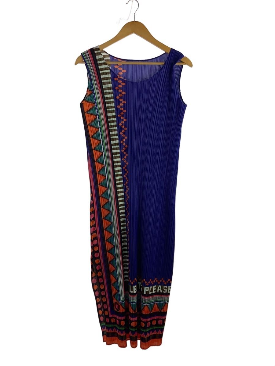 【中古】PLEATS PLEASE ISSEY MIYAKE◆ノースリーブ衣裳/2/ポリエステル/PUP/PP31-JH535【レディース御召しもの】