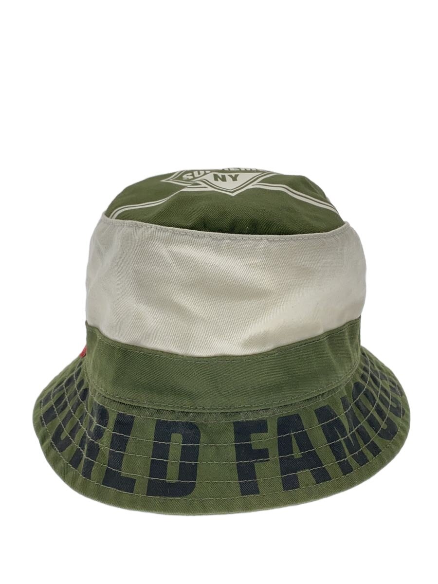 【中古】Supreme◆かぶり笠/FREE/綿織物/KHK/総柄/レディース【服飾雑貨他】