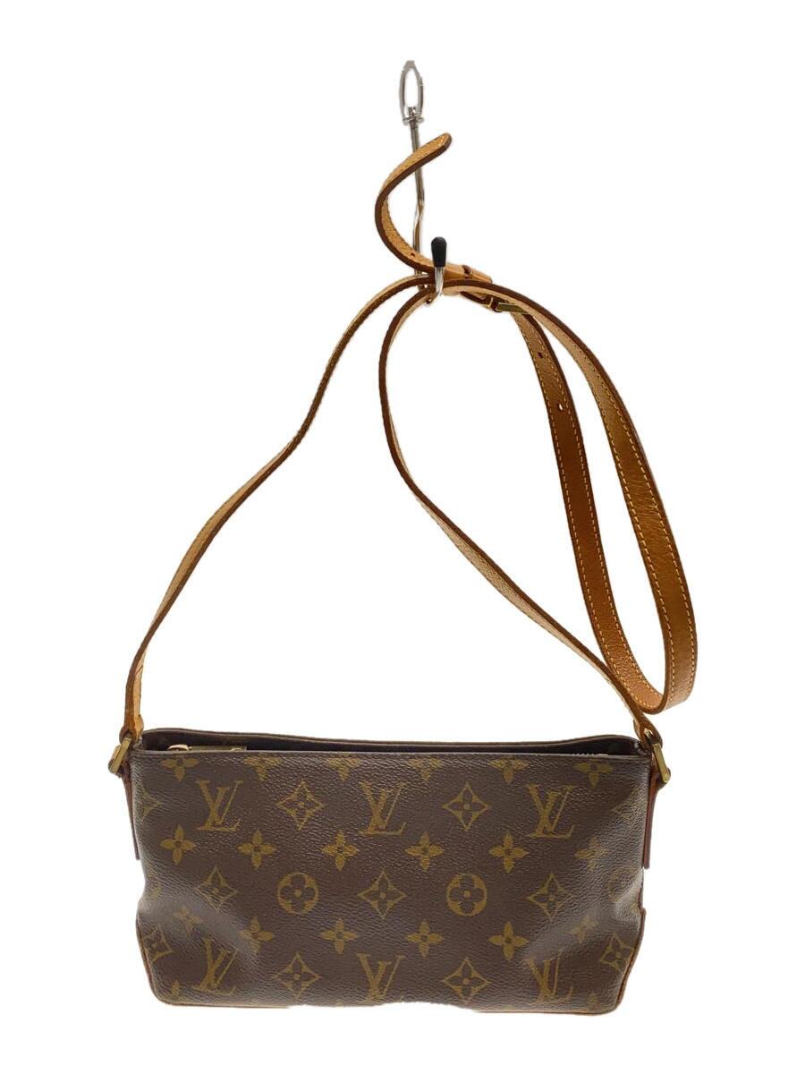 【中古】LOUIS VUITTON◆トローター_モノグラム・キャンバス_BRW/PVC/BRW/総柄【バッグ】｜2ｎｄ STREET 店