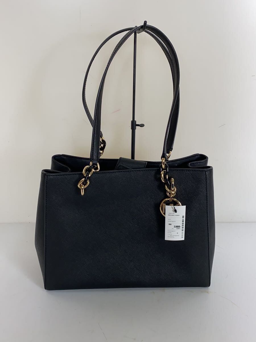 【中古】MICHAEL KORS◆トートバッグ/--/BLK/35F8GO5T9L【御徒面子】