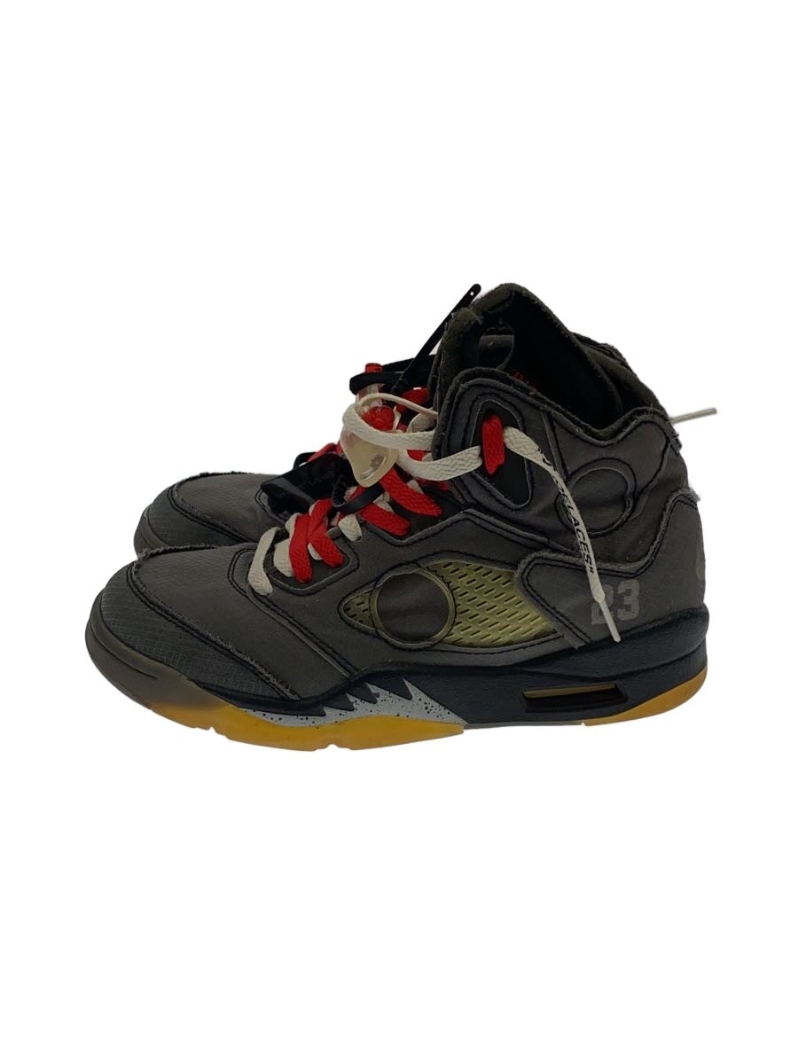 【中古】NIKE◆AIR JORDAN 5 RETRO SP/エアジョーダン 5 レトロ 特別/薄墨色/CT8480-001【シューズ】