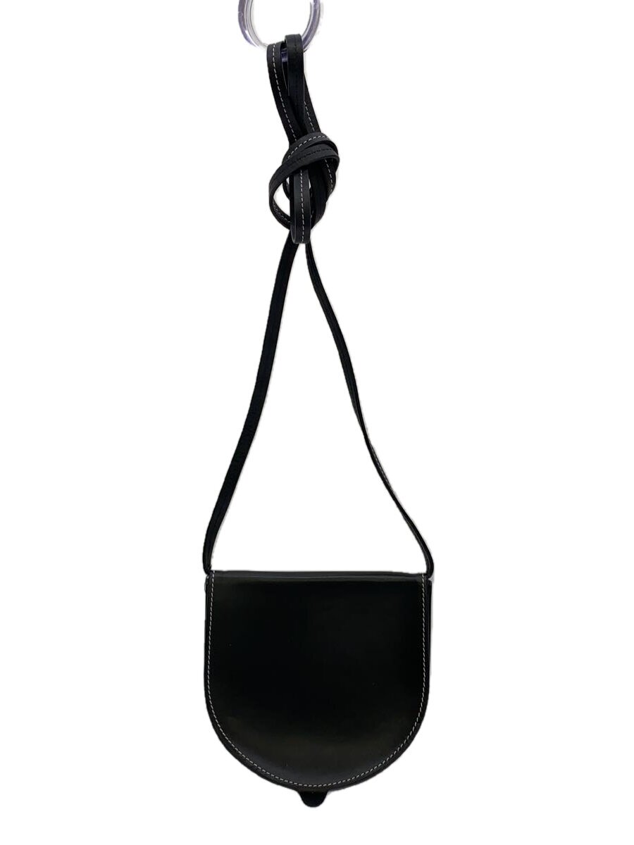 【中古】LOEWE◆スモール車寄せ/踵/なめし革/BLK【御徒面子】