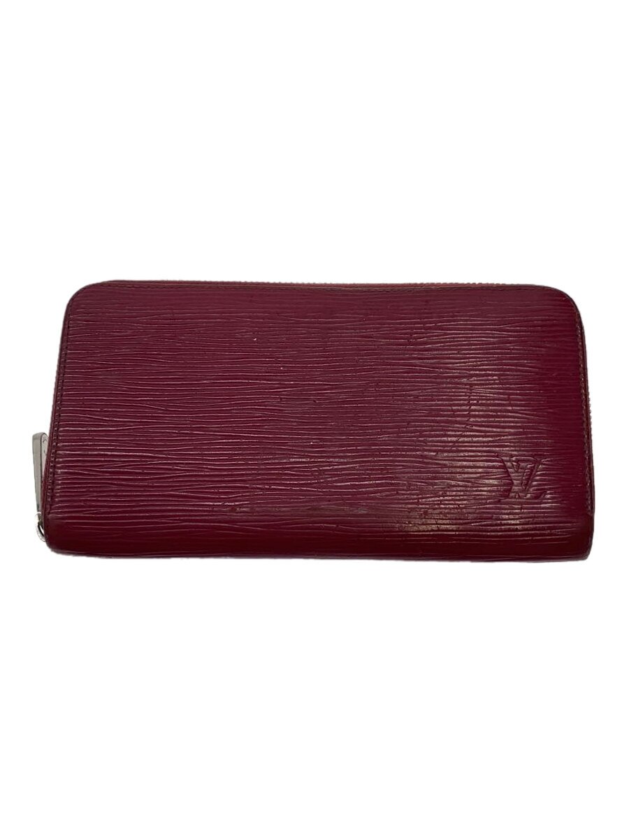 【中古】LOUIS VUITTON◆ジッピー・ウォレット_エピ_RED/なめし革/RED/レディース【服飾雑貨他】