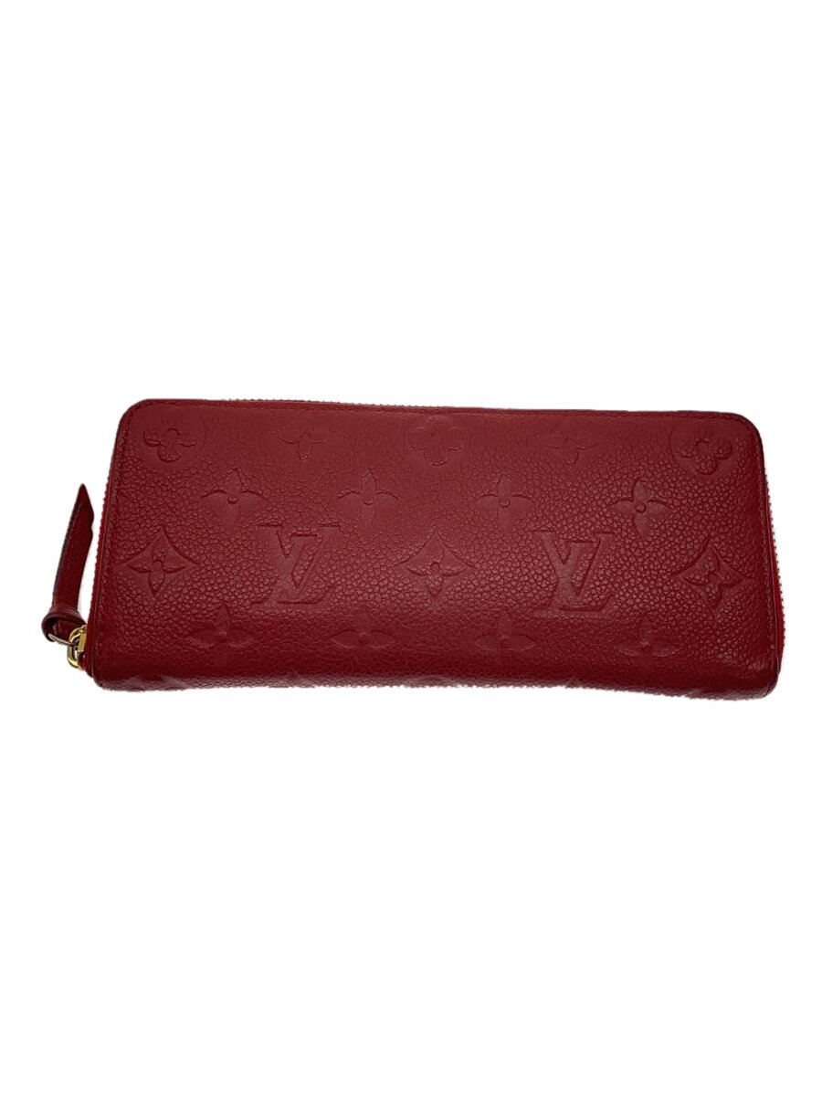 【中古】LOUIS VUITTON◆ポルト・フォイユ・クレマンス_モノグラム・アンプラント_RED/レザー/RED/総柄/レディース【服飾雑貨他】 27,804円