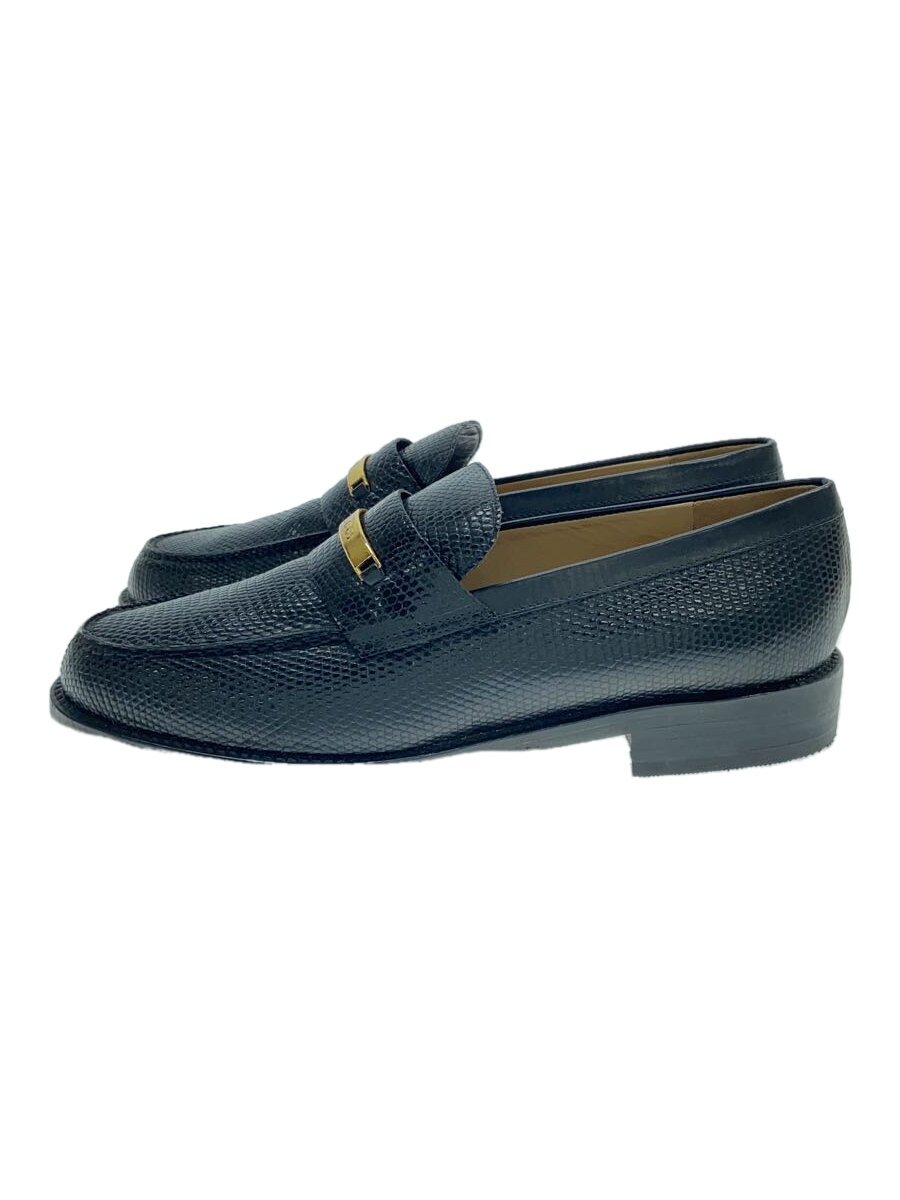 【中古】GUCCI◆置き目毛皮/UK6/BLK//【シューズ】