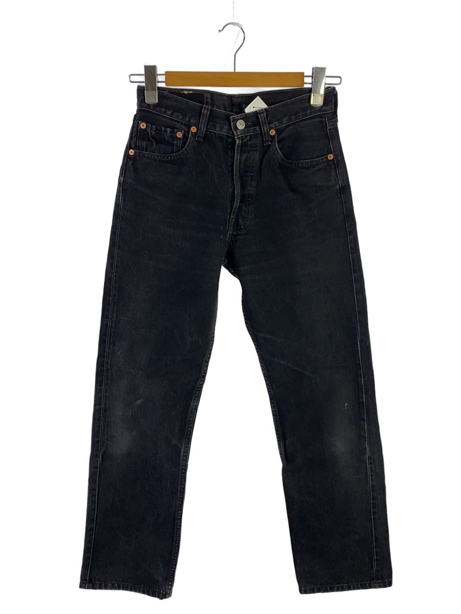 【中古】Levi’s◆下つ方/29/ジーンズ/黒いこと/501/00s/後染め【メンズウェア】