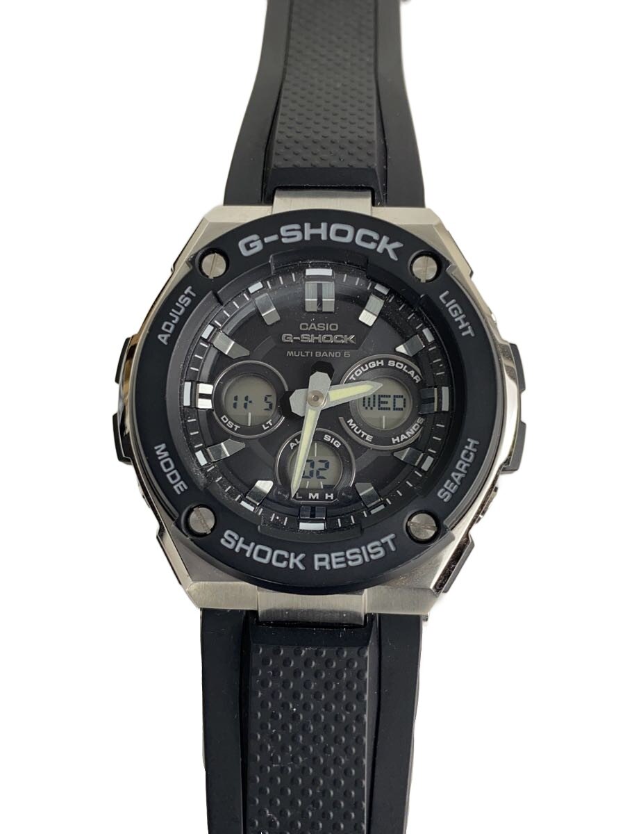 【中古】CASIO◆腕時計/デジアナ/ラバー/ブラック/ブラック/GST-W300-1AJF【服飾雑貨他】|2nd STREET 店
