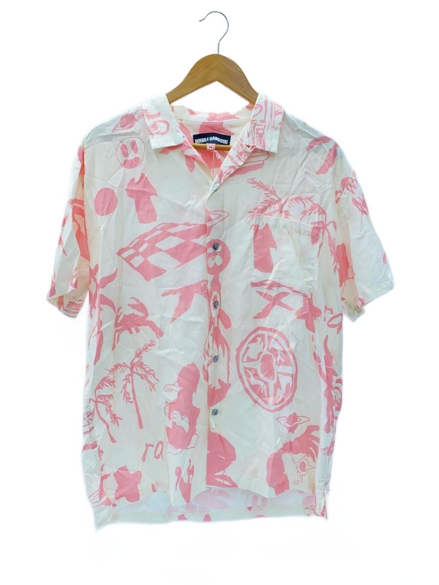 【中古】DOUBLE RAINBOUU◆半袖シャツ/M/コットン/PNK//【メンズウェア】｜2ｎｄ STREET 店