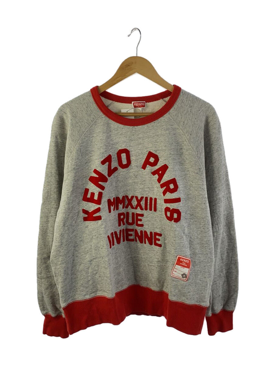 【中古】KENZO◆流汗/XXL/綿織物/GRY/無地//【メンズウェア】