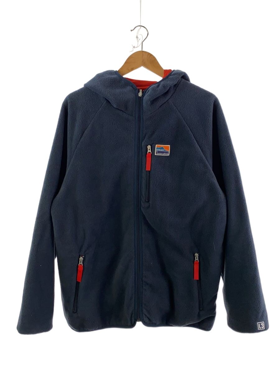 【中古】STANDARD CALIFORNIA◆リバーシブルフリースジャケット/XL/ポリエステル/NVY【メンズウェア】