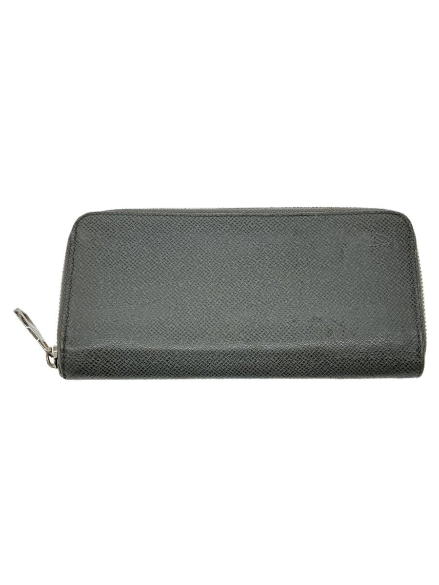 【中古】LOUIS VUITTON◆ジッピー・ウォレット・ヴェルティカル_タイガ_GRY/--/GRY/メンズ【服飾雑貨他】