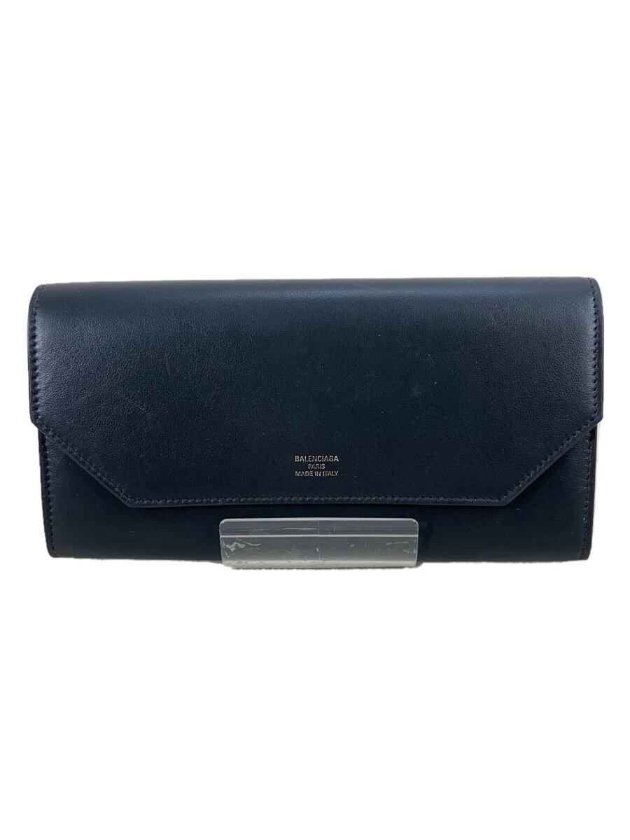 【中古】BALENCIAGA◆Envelope/コンチネンタルウォレット/長財布/レザー/BLK/無地/メンズ/736732【服飾雑貨他】｜2ｎｄ STREET 店