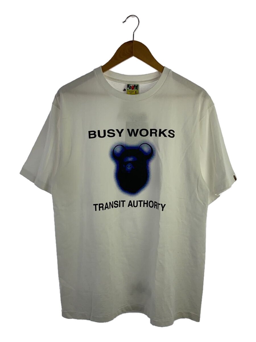 【中古】A BATHING APE◆BUSY WORKS TEEXL/コットン/WHT/プリント【メンズウェア】｜2ｎｄ STREET 店