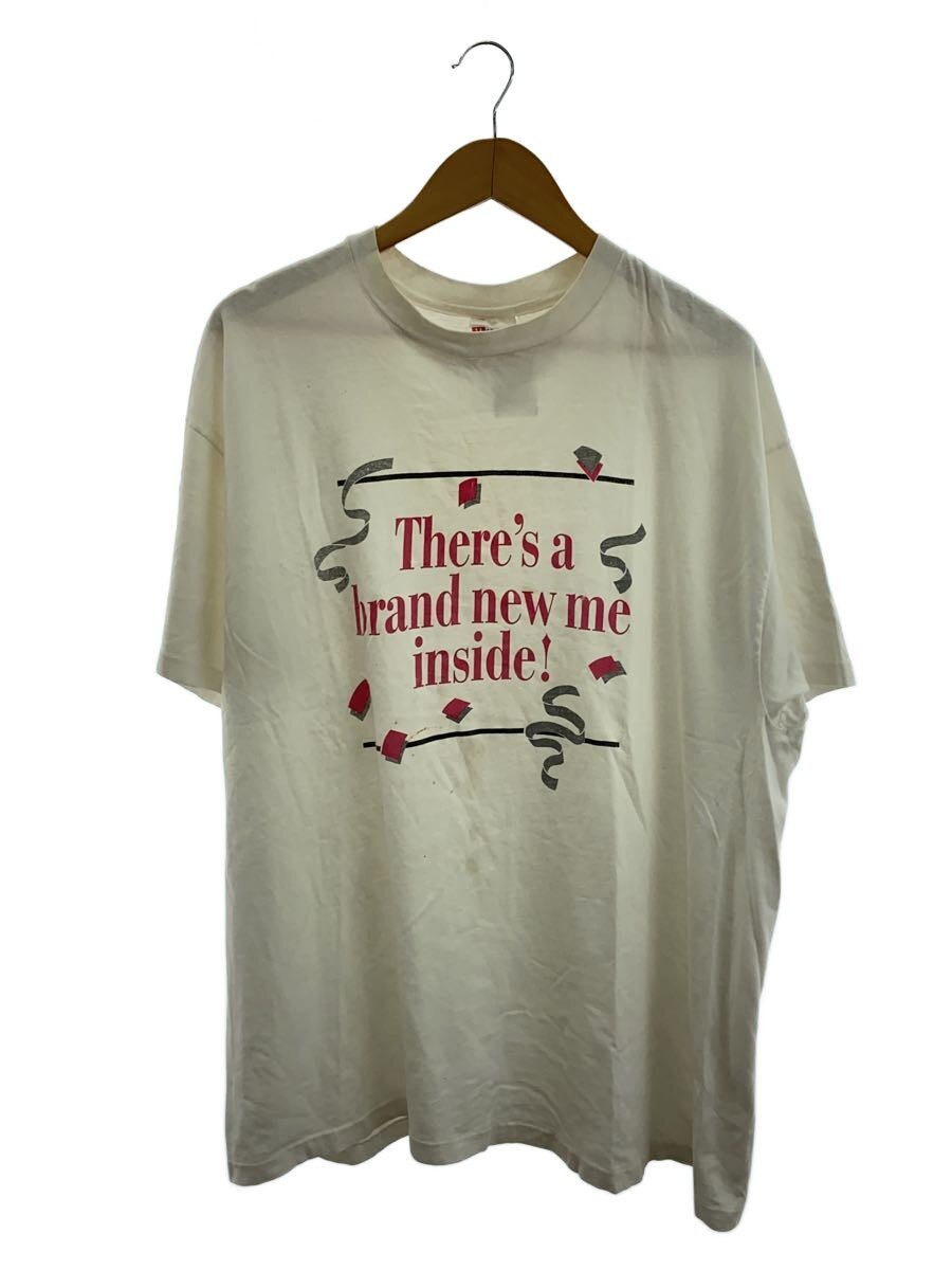 【中古】Hanes◆プルオーバー/XL/綿織物/WHT【メンズウェア】