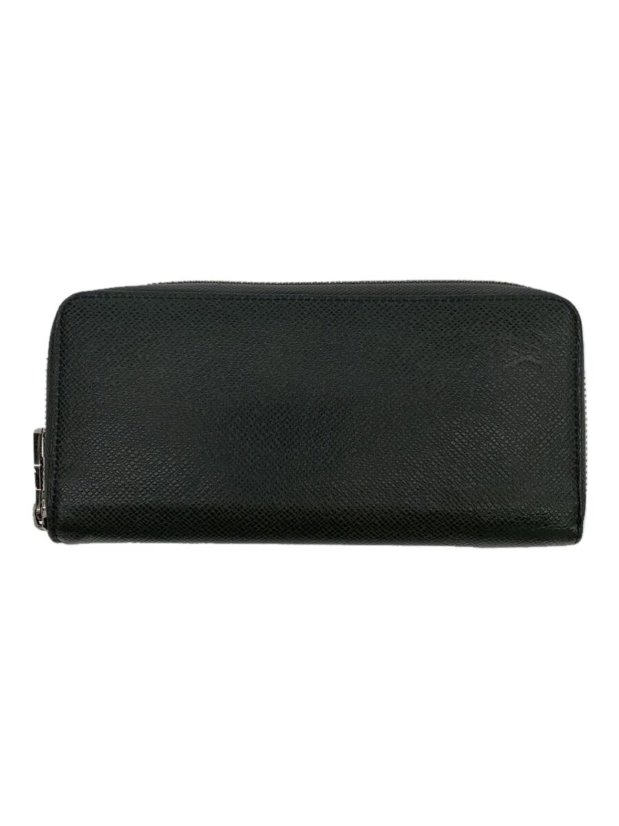 【中古】LOUIS VUITTON◆ジッピー・ウォレット・ヴェルティカル_タイガ/PVC/GRY/無地/メンズ【服飾雑貨他】